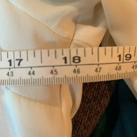 Express Portofino shirt. Slim fit. Cream color. Size S. - Picture 7 of 8